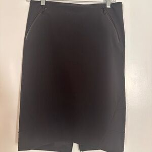 Prada Black Pencil Skirt IT44